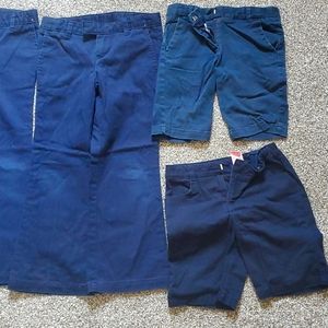 French Toast Navy bottoms